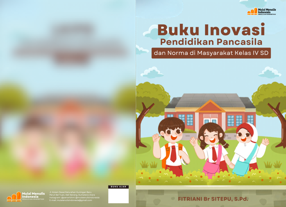 COVER Buku Inovasi Pendidikan Pancasila dan Norma di Masyarakat Kelas IV SD