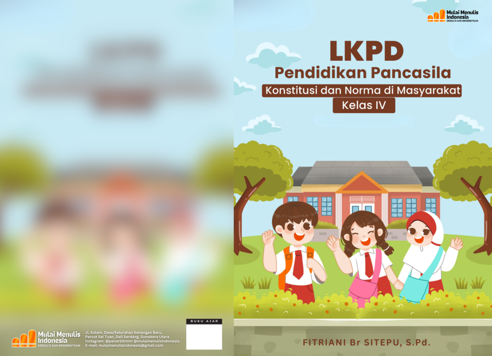 COVER LKPD Pendidikan Pancasila Konstitusi dan Norma di Masyarakat Kelas IV
